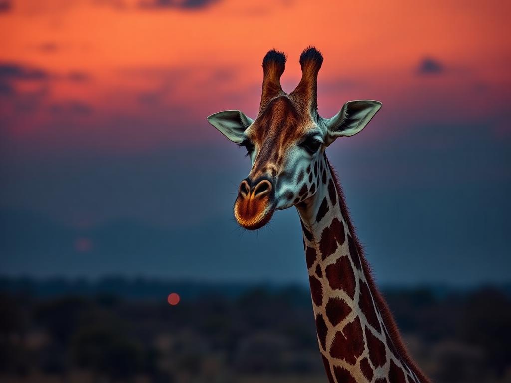 Animal totem du Mvila Girafe (Balance)