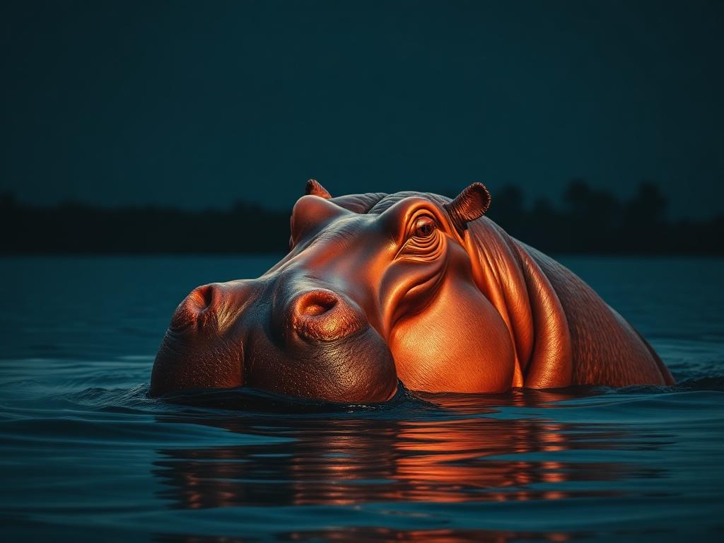 Animal totem du Mvila Hippopotame (Cancer)